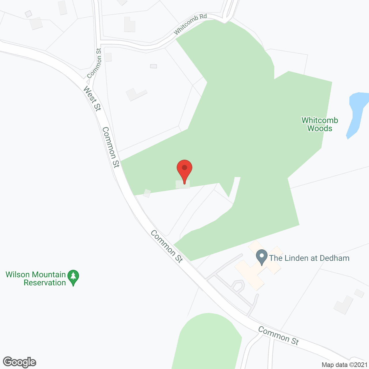 The Linden at Dedham in google map