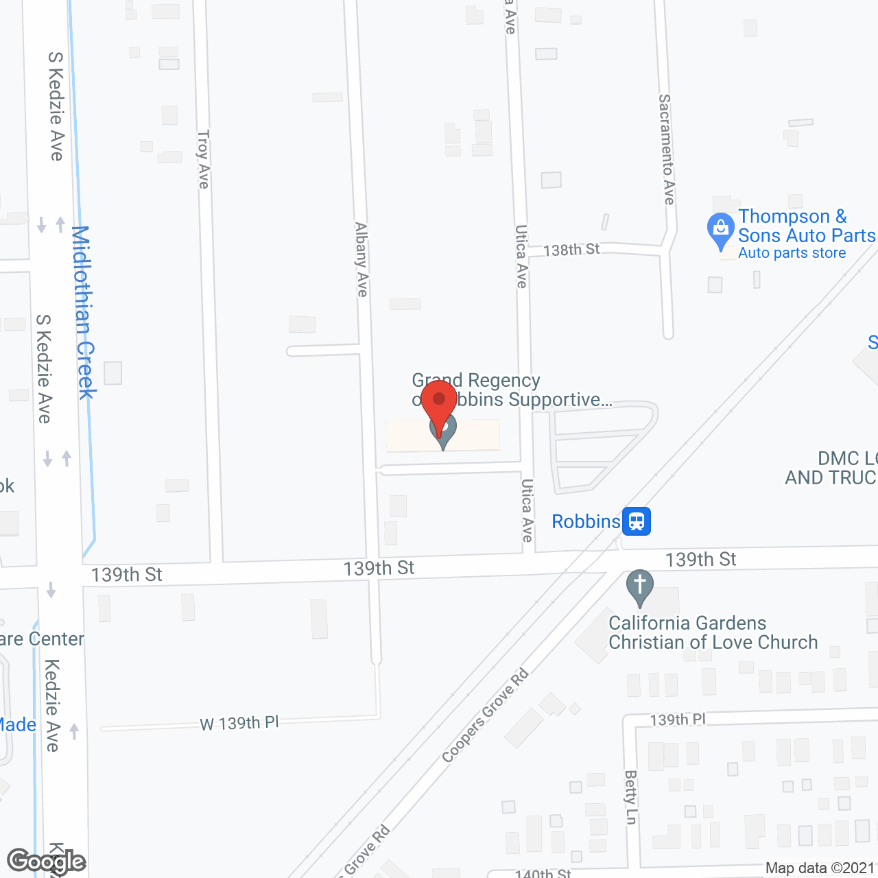 Robbins Supportive Living in google map