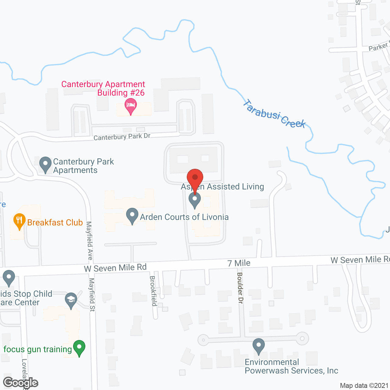 Aspen Assisted Living in google map