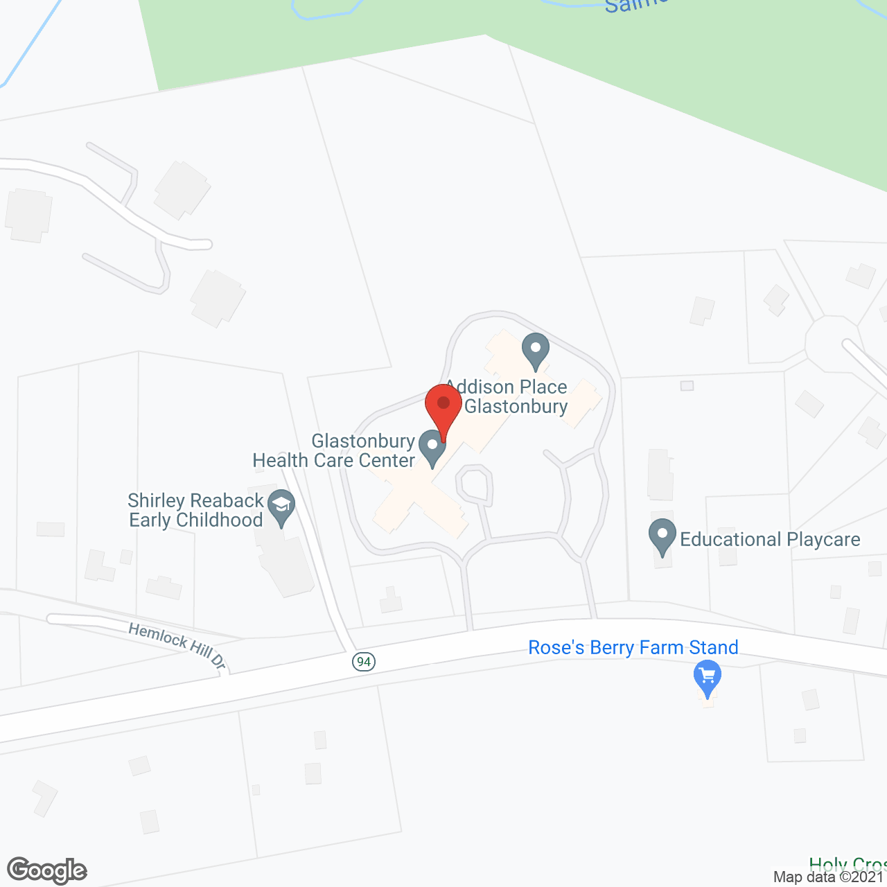 Addison Place at Glastonbury in google map