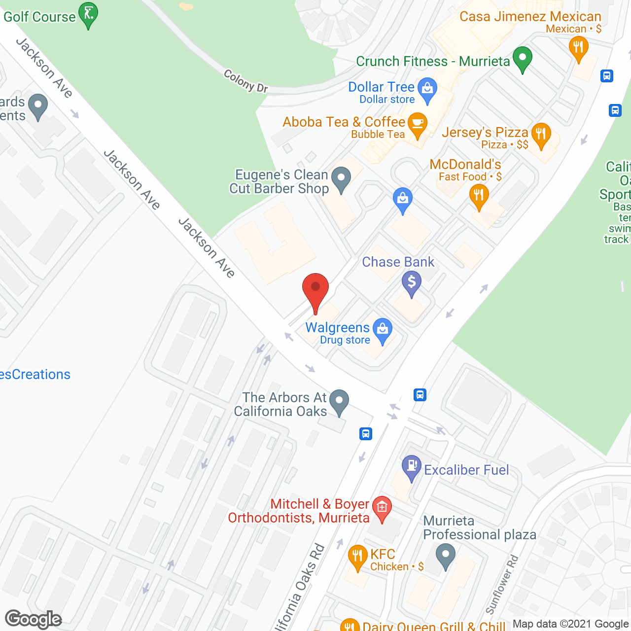Brookdale Murrieta in google map