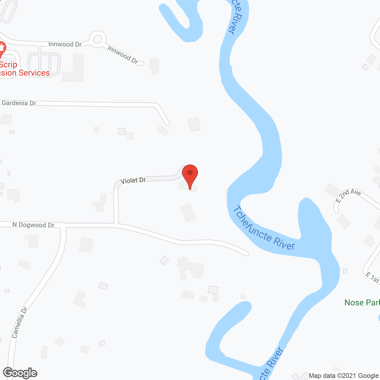 Avanti Senior living at Covington in google map