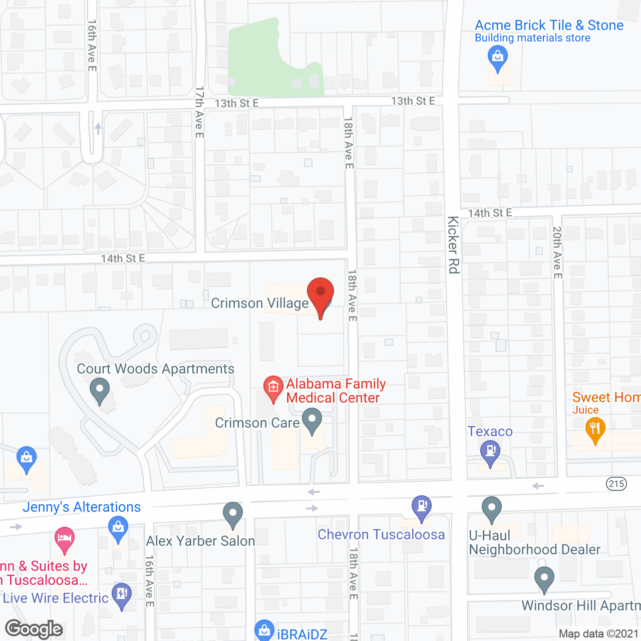 Crimson Village in google map