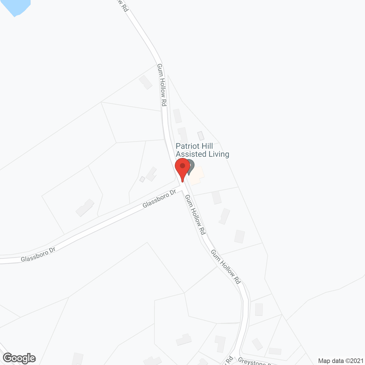 Patriot Hills Assisted Living Facility in google map