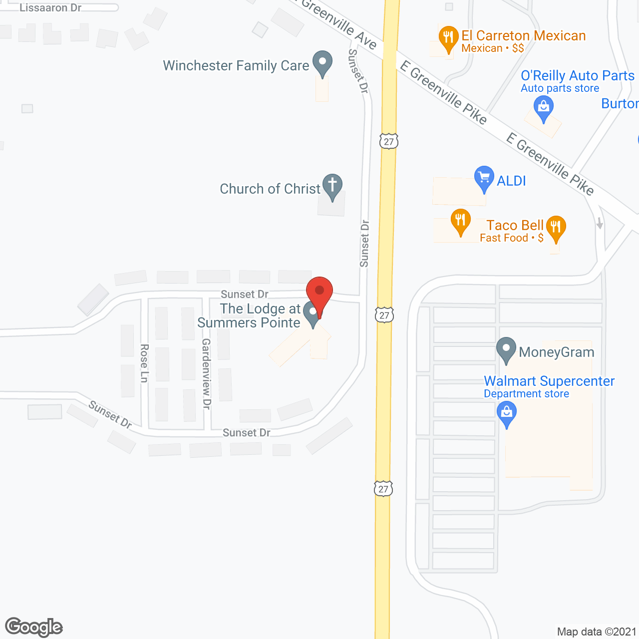 The Lodge at Summers Pointe in google map