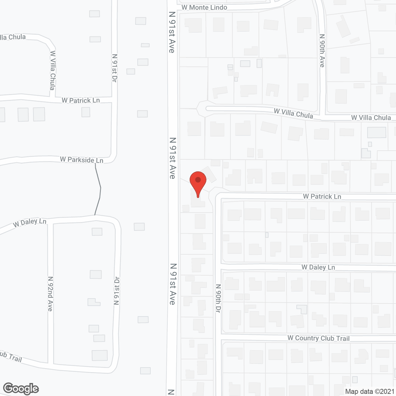 Hummingbird Grove Peoria in google map