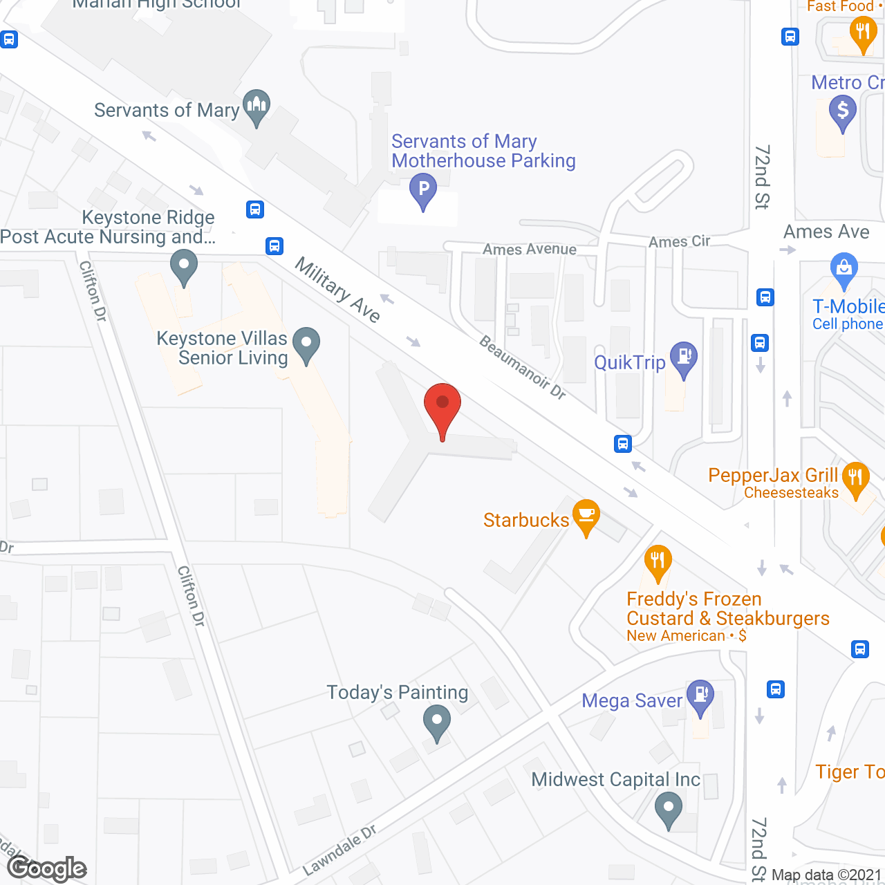 Keystone Villas Senior Living in google map