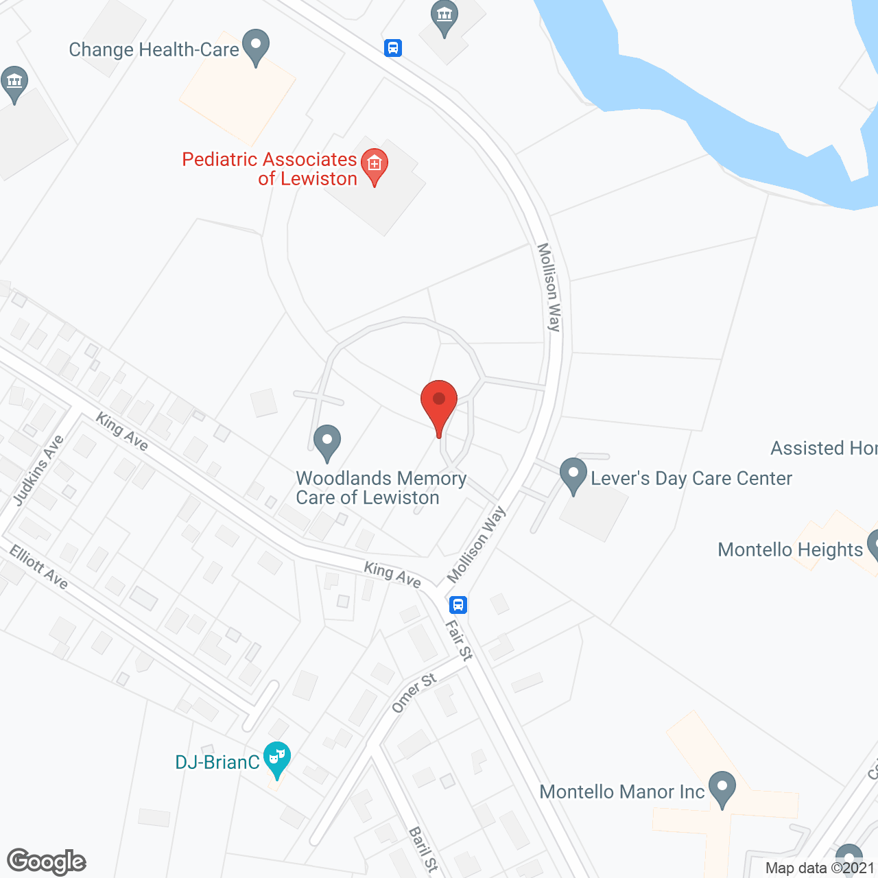 Woodlands Memory Care Of Lewiston in google map
