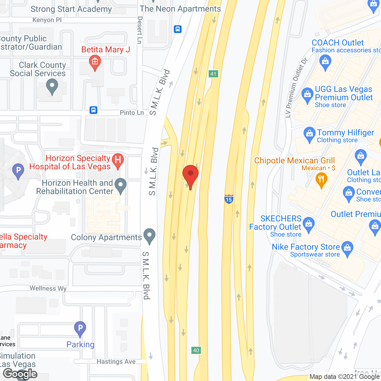 Horizon Health & Rehab Center in google map