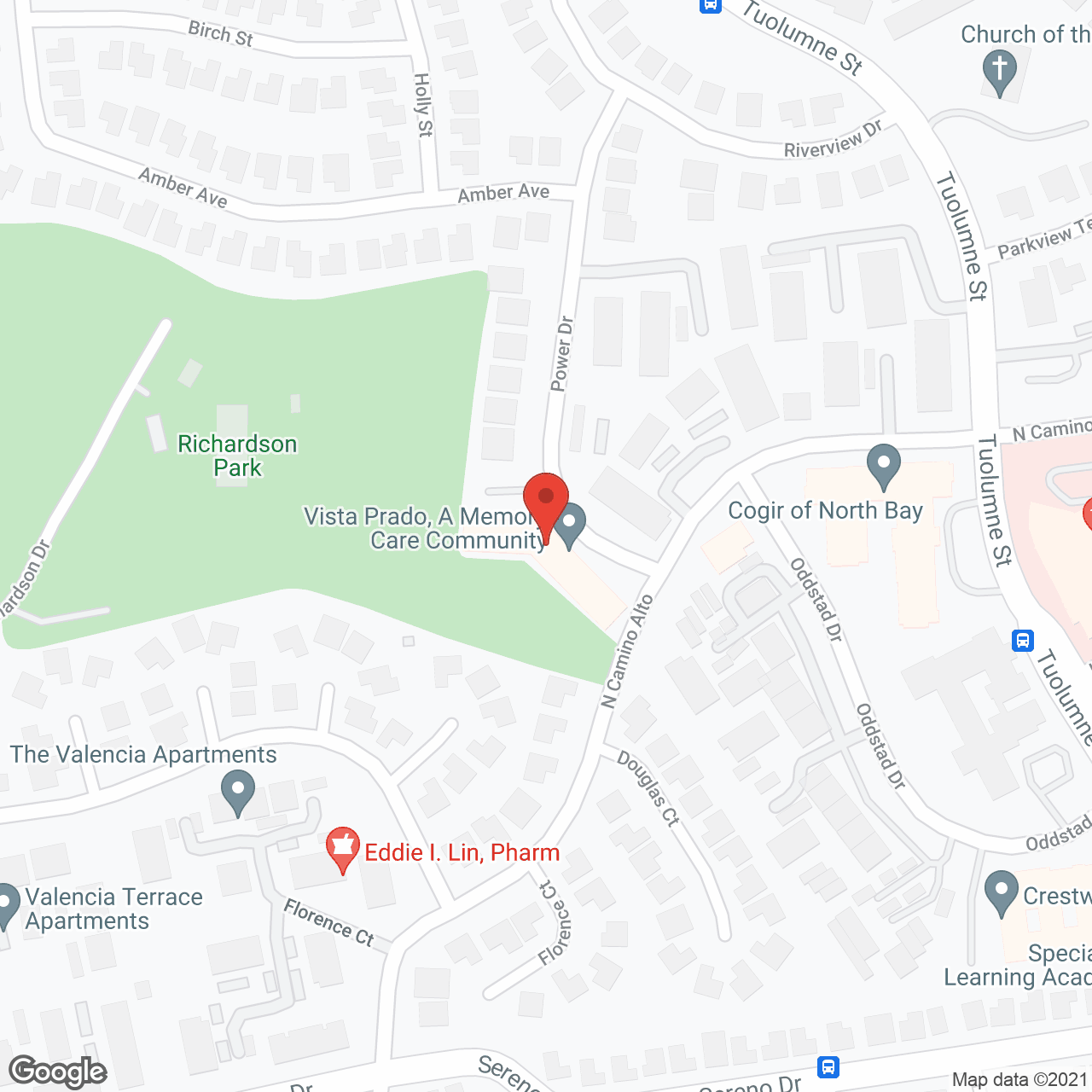 Vista Prado in google map
