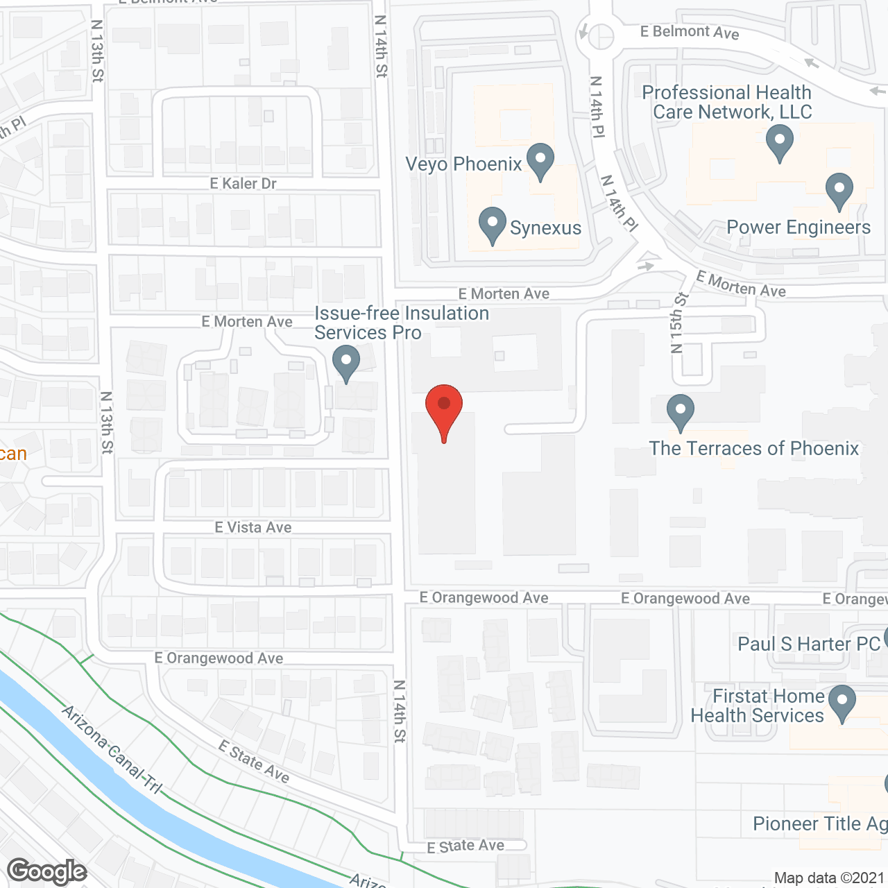 The Terraces of Phoenix in google map