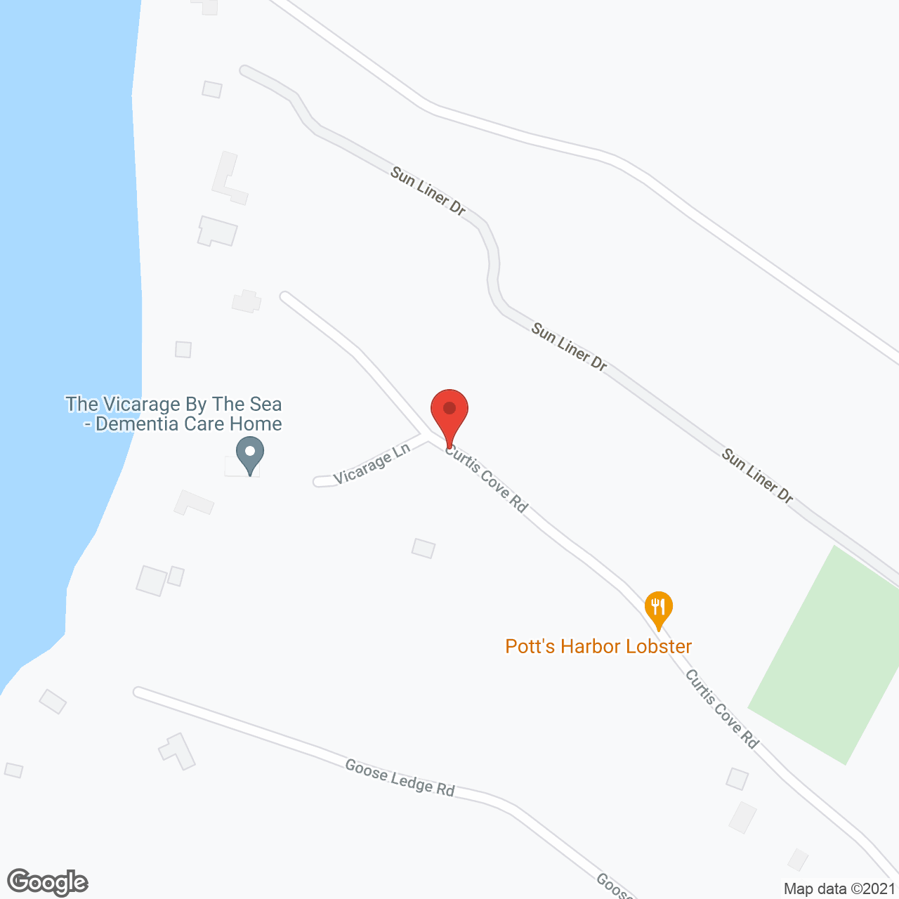 Vicarage By the Sea in google map