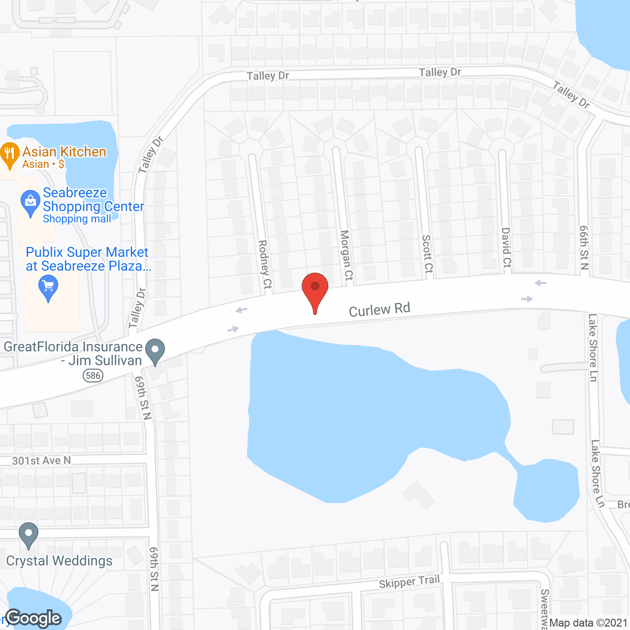 Vila Nova Place of Clearwater in google map