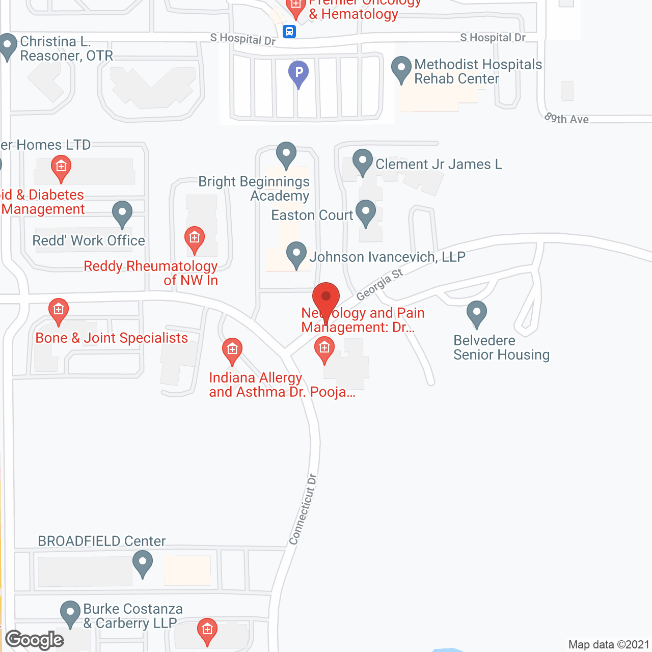 Belvedere Senior Housing in google map