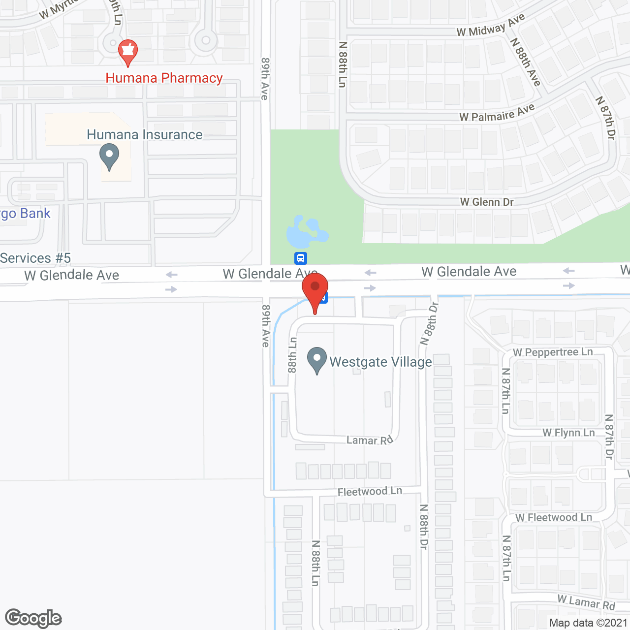 Holiday Westgate Village in google map