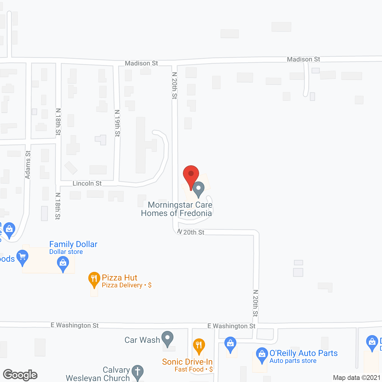 Morningstar Care Homes of Fredonia in google map
