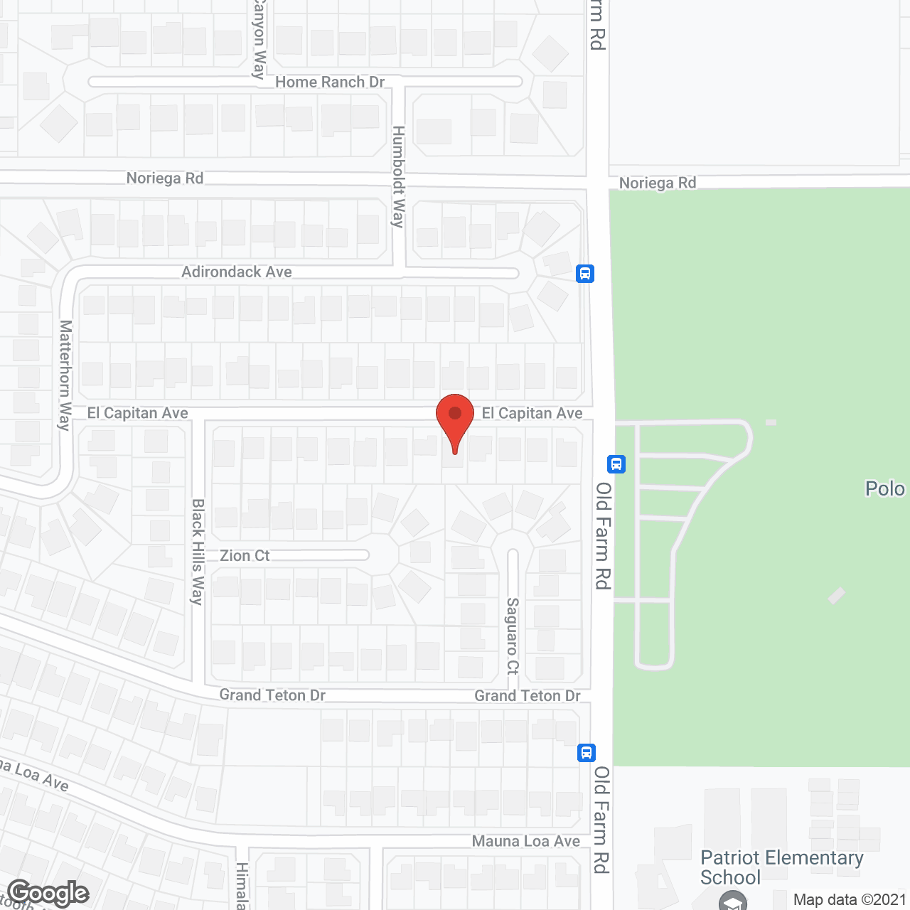 A&A Bakersfield Care Home in google map