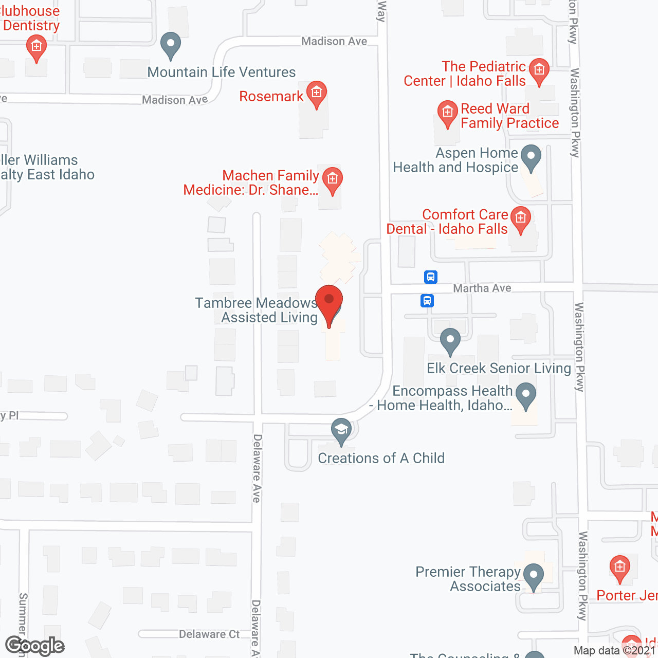 Tambree Meadows in google map