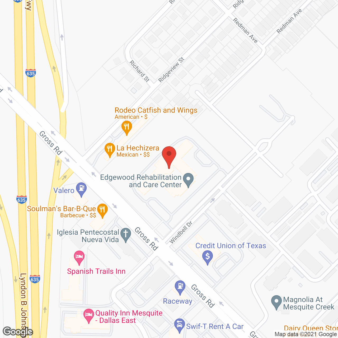 Edgewood Rehabilitation & Care Center in google map