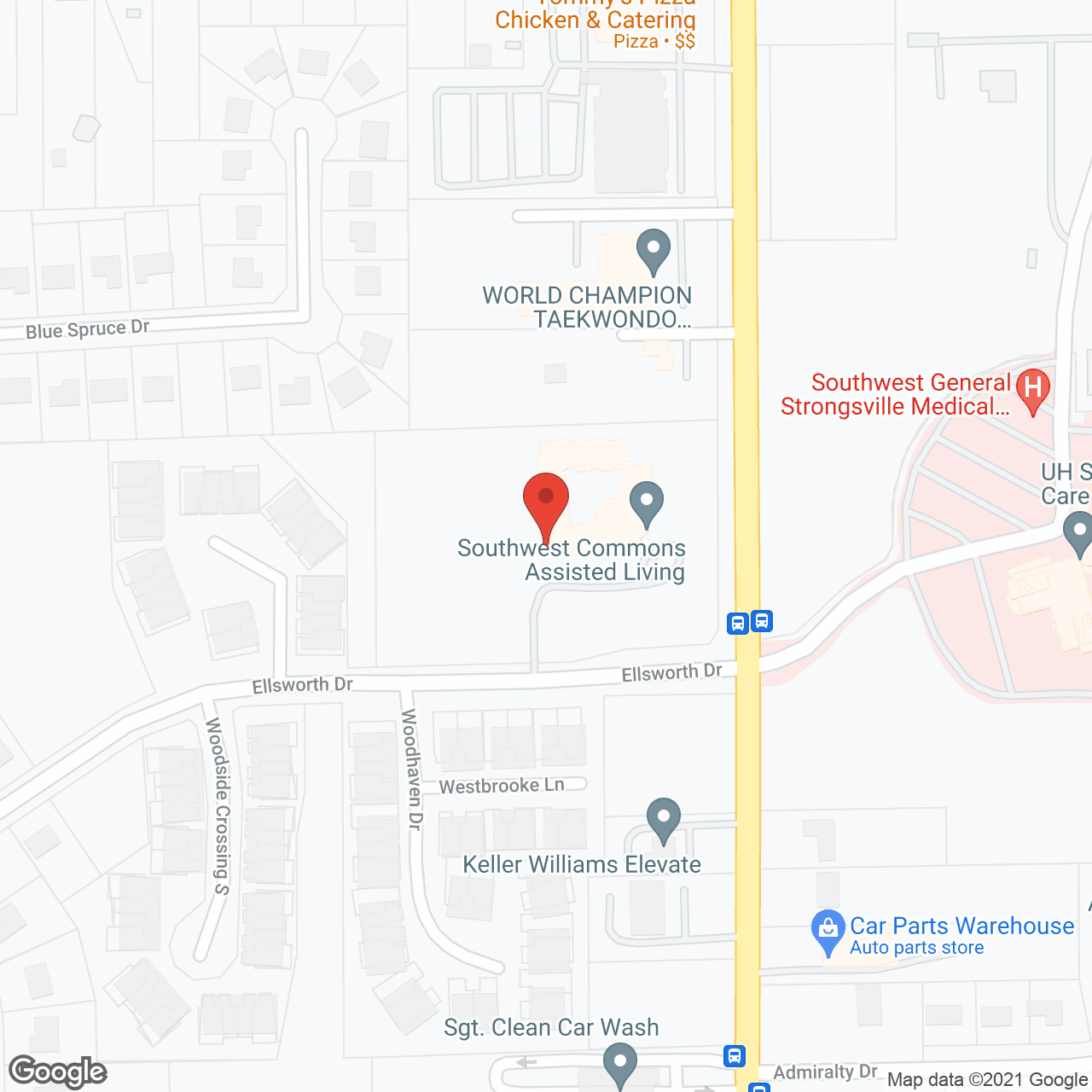 Southwest Commons by New Perspective in google map