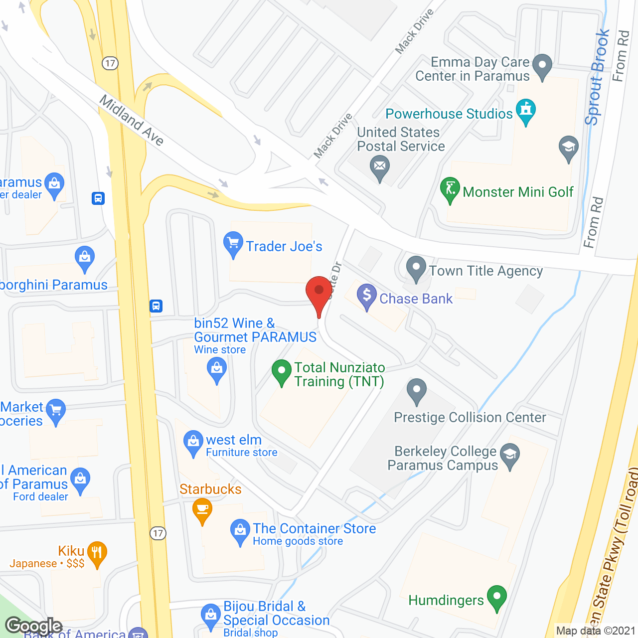 CareOne at Ridgewood Ave in google map