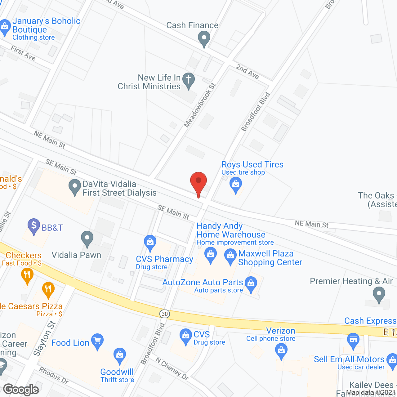 The Oaks - Bethany in google map