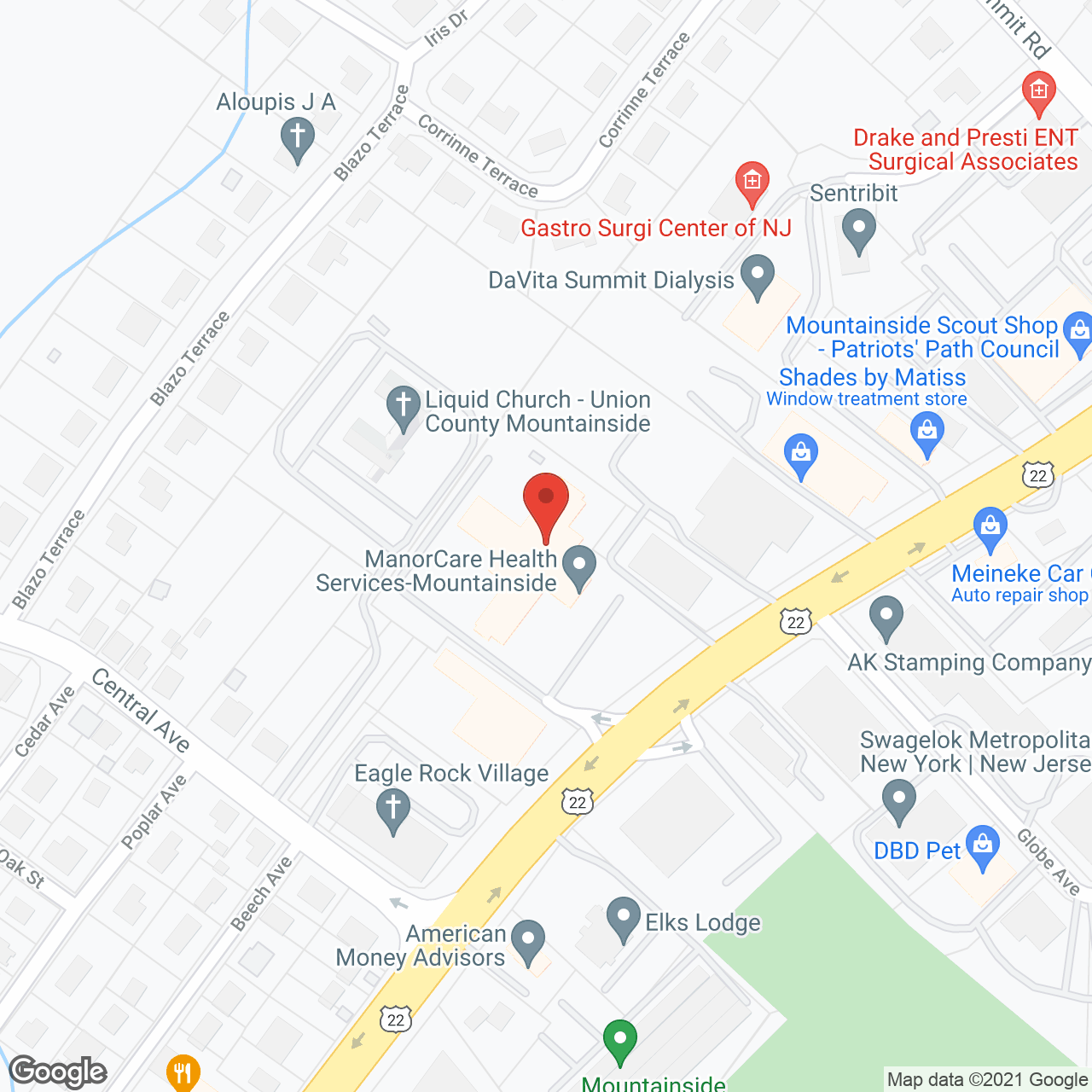 ProMedica Mountainside in google map