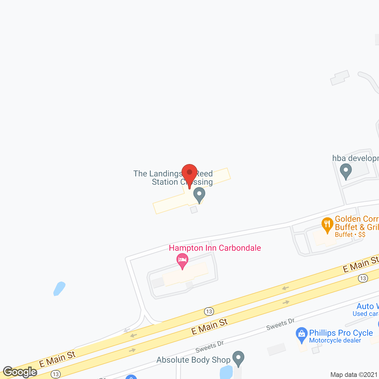 The Landings at Reed Station Crossing in google map