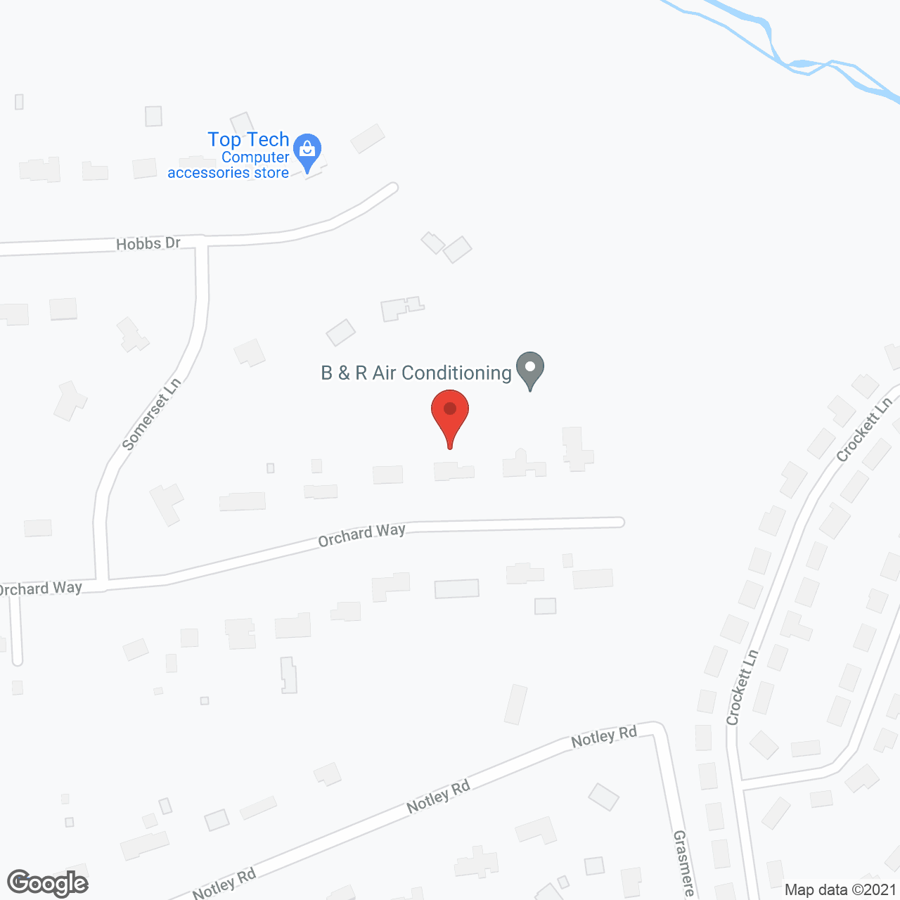 Montgomery Eldercare at Orchard in google map
