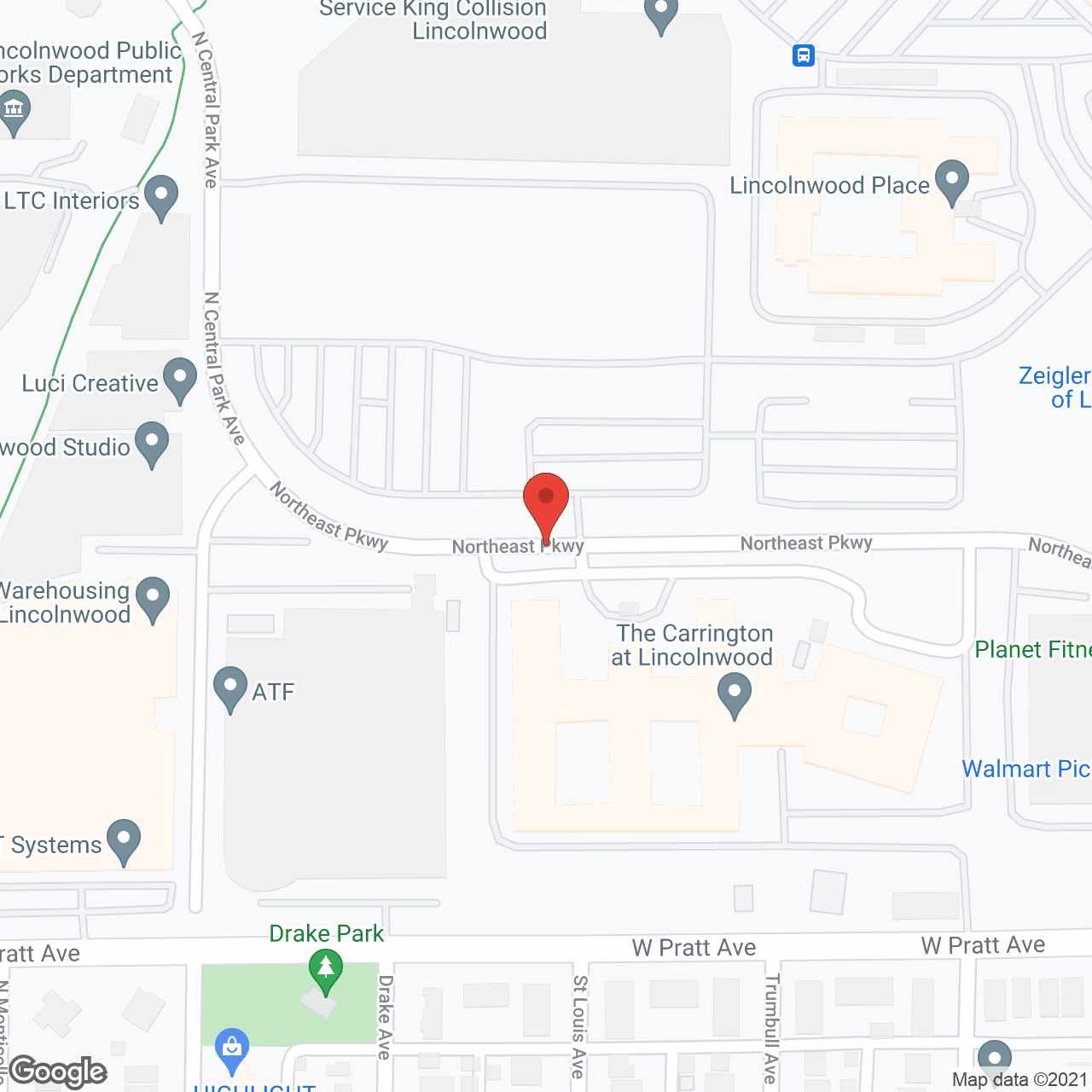 The Carrington at Lincolnwood in google map