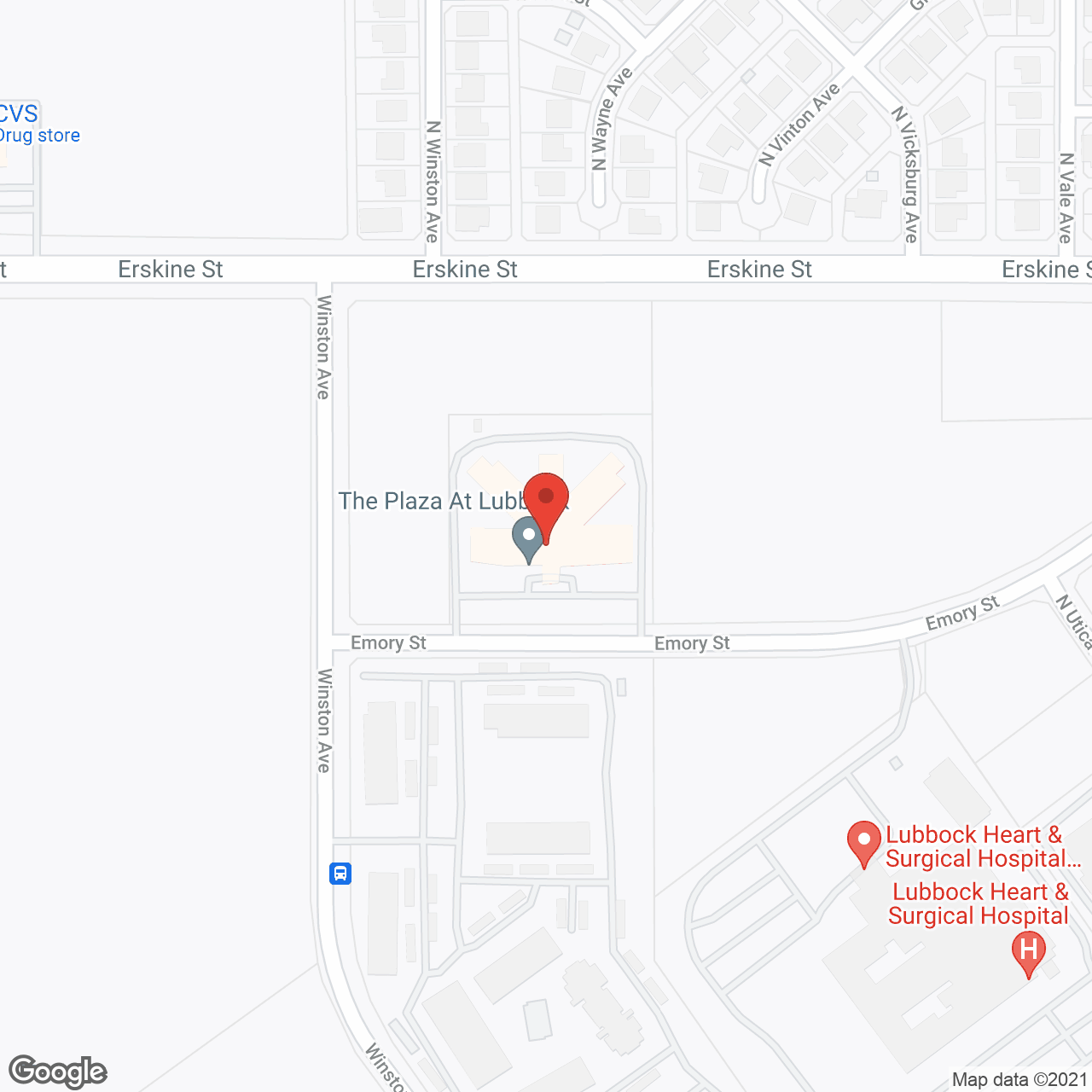 The Plaza At Lubbock in google map