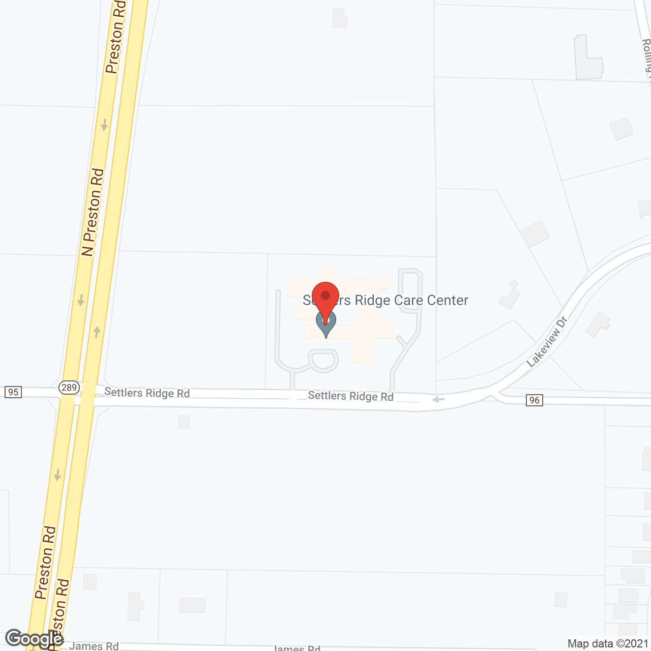 Settlers Ridge Care Center in google map