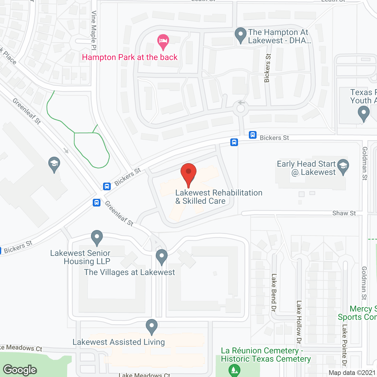 Lakewest Rehabilitation And Skilled Care in google map