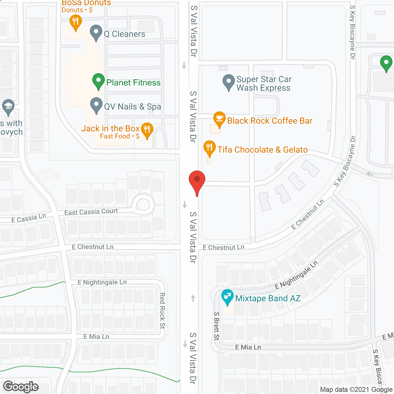 The Enclave at Gilbert Senior Living in google map