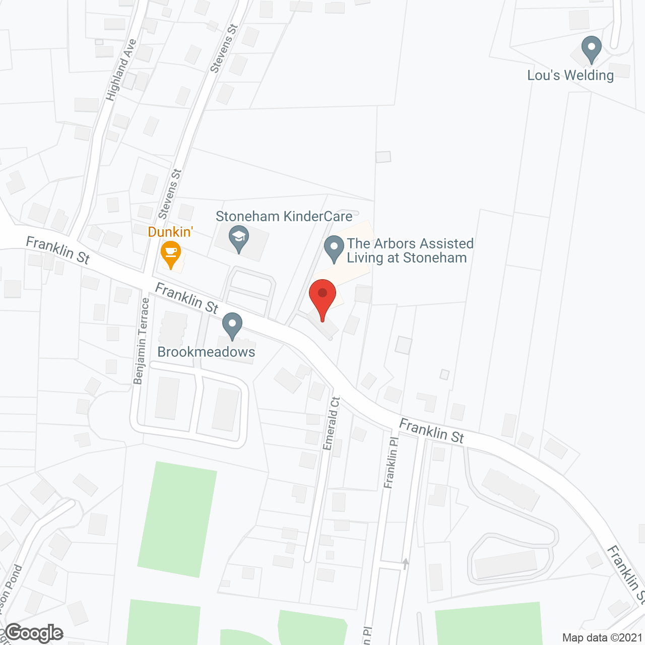 The Arbors at Stoneham in google map