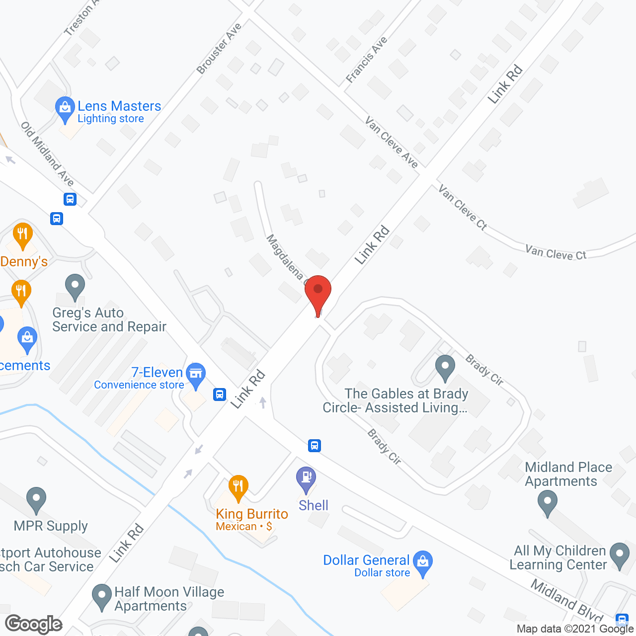 The Gables at Brady Circle in google map