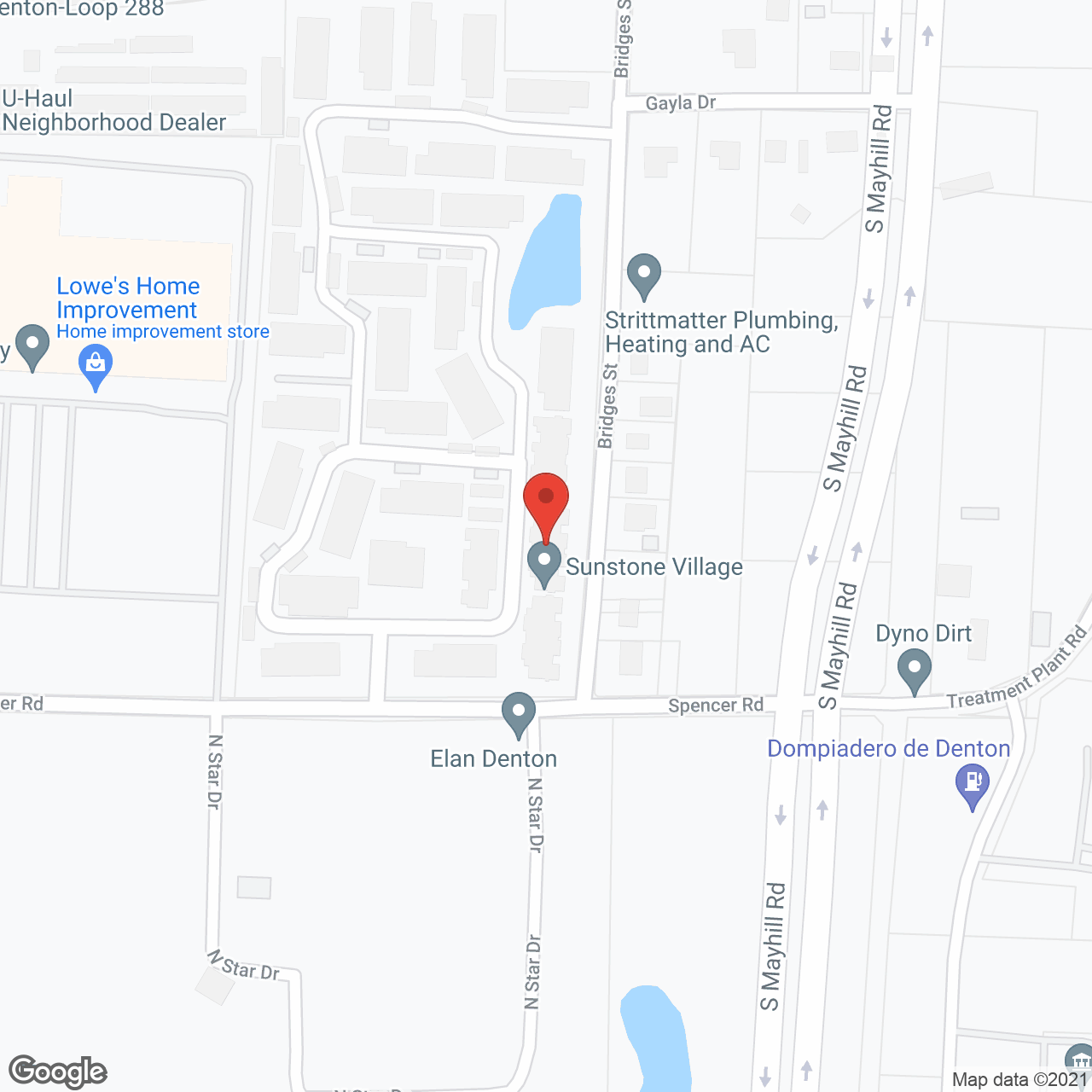 Sunstone Village in google map