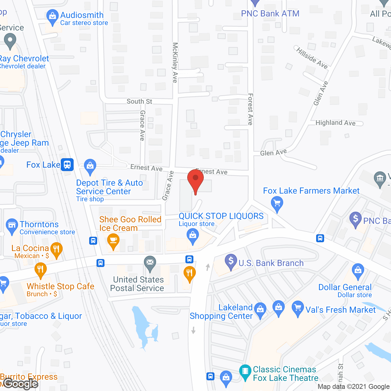 Lakeland Apartments in google map