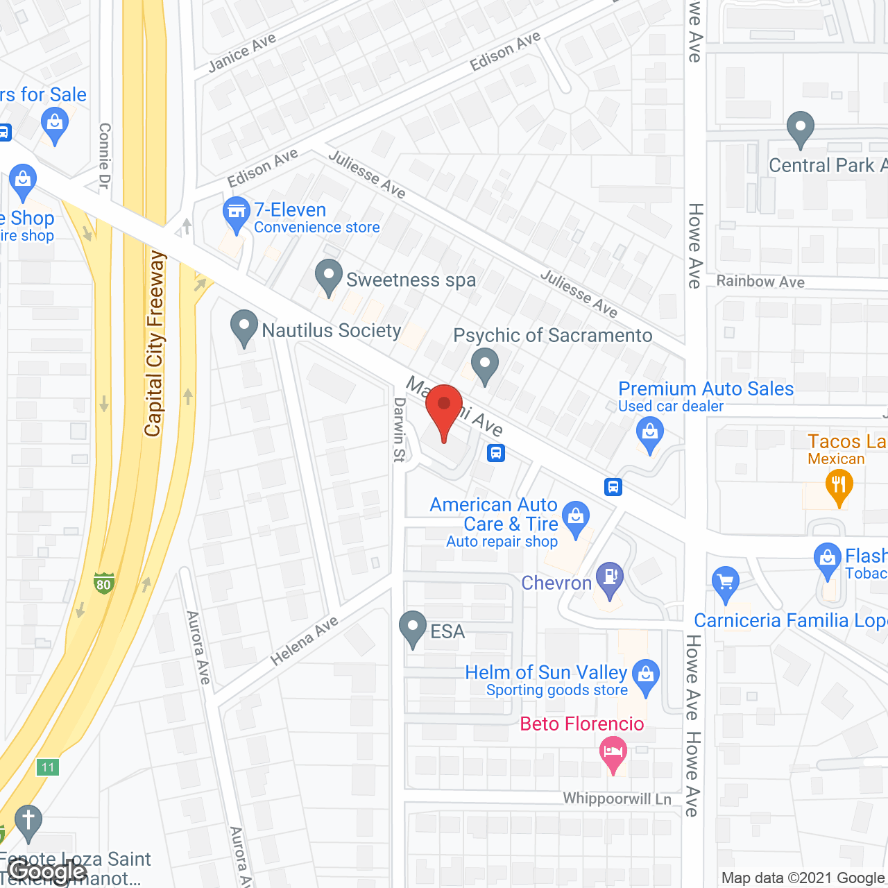 Marconi Villa in google map