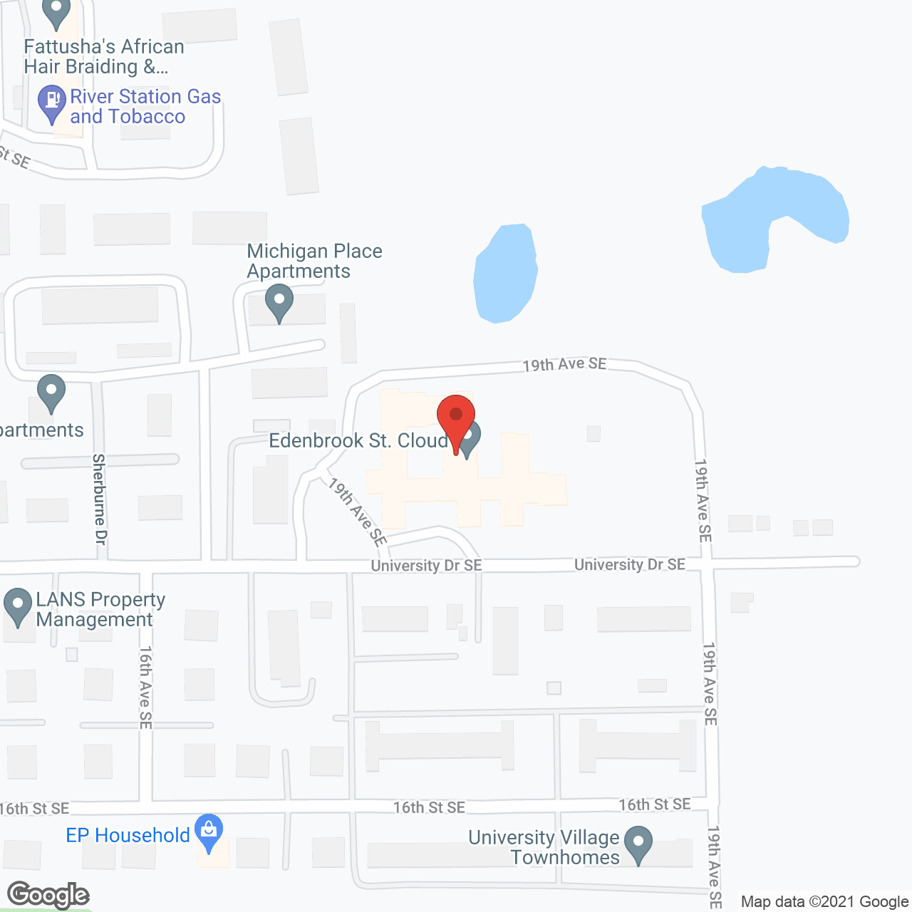 Edenbrook St. Cloud in google map