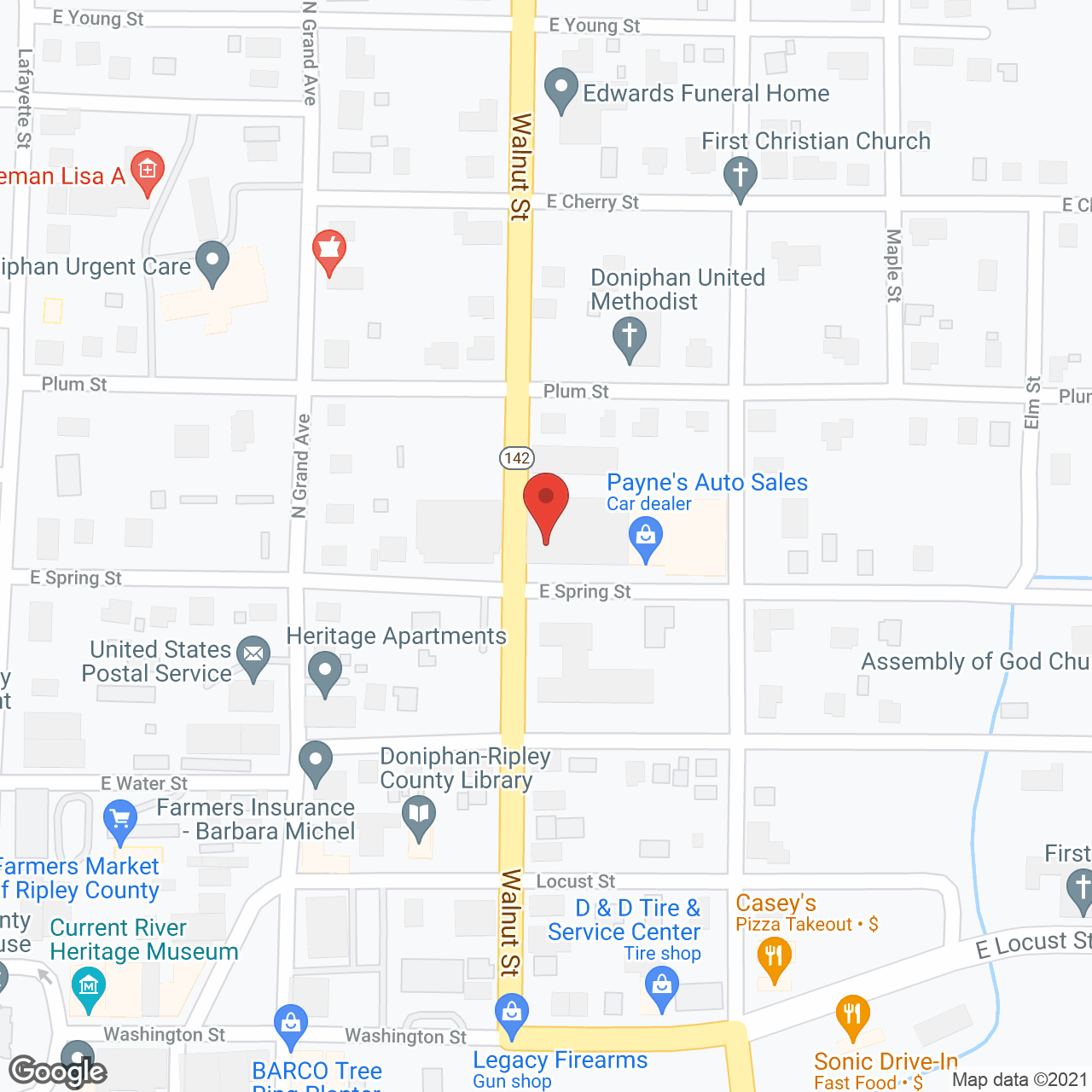 Walnut Street Residential Care in google map