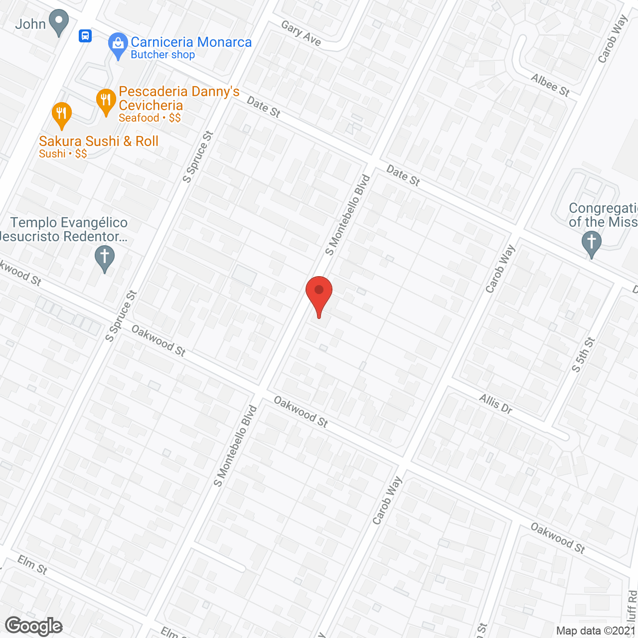 Americare Assisted Living in google map