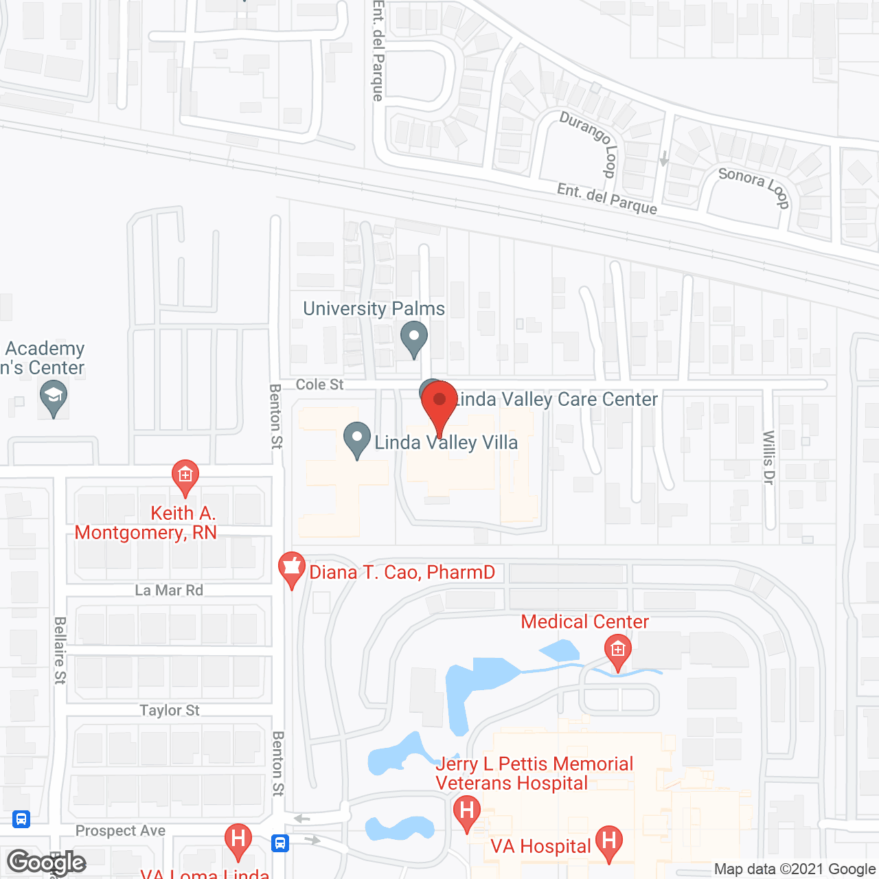 Linda Valley Assisted Living & Memory Care in google map