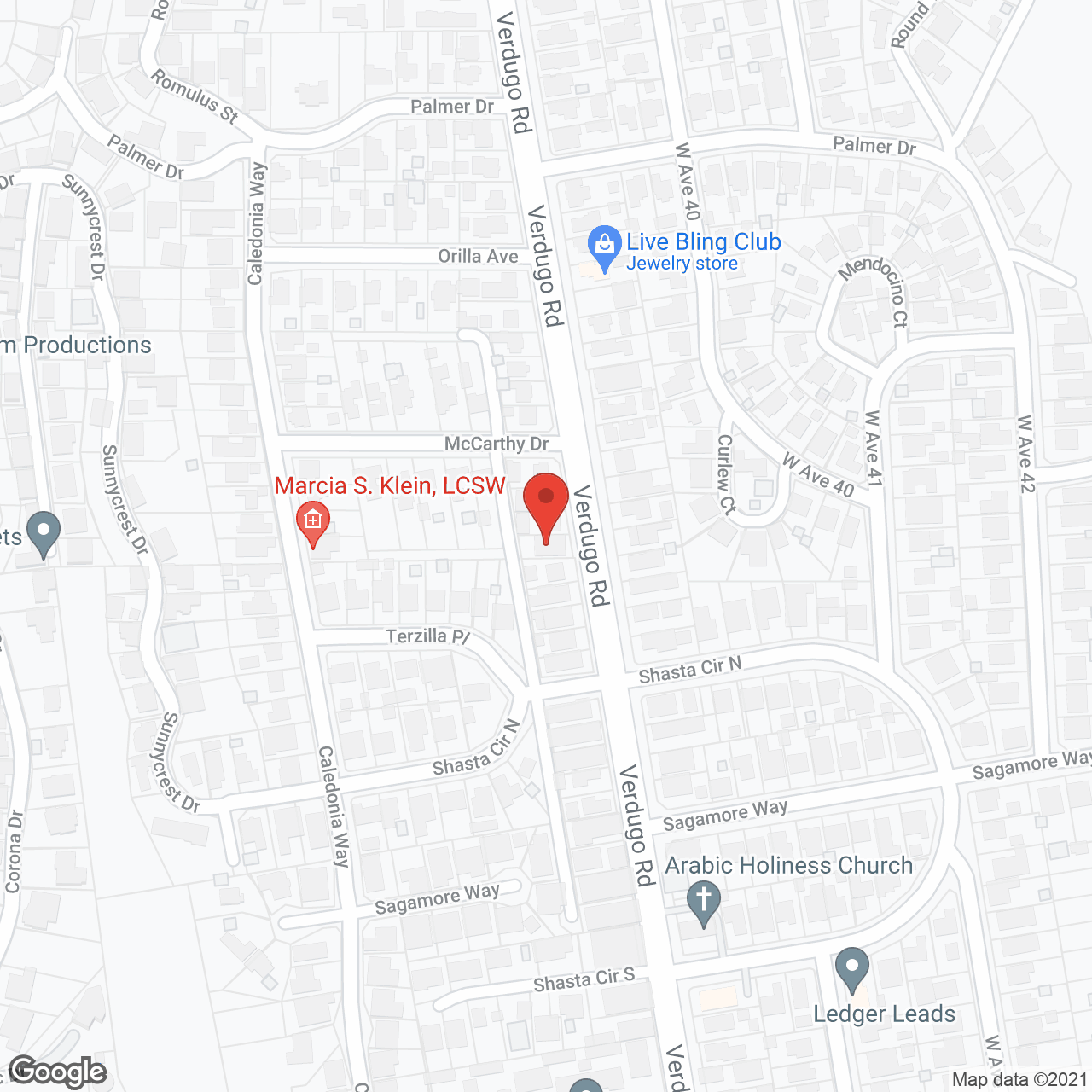 Jazmin Home for the Elderly in google map