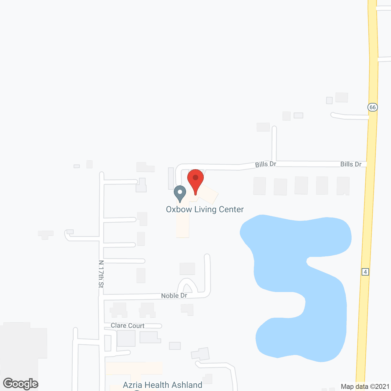 Oxbow Living Center in google map