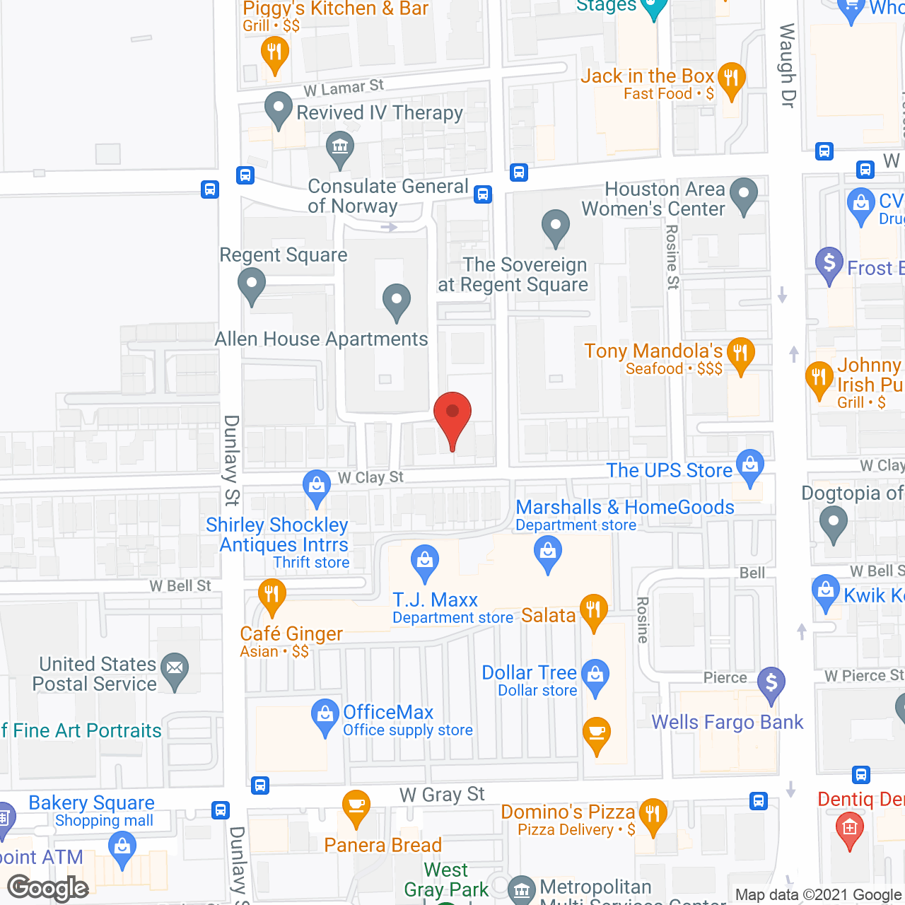 Houston - Arad Senior Care 1 in google map