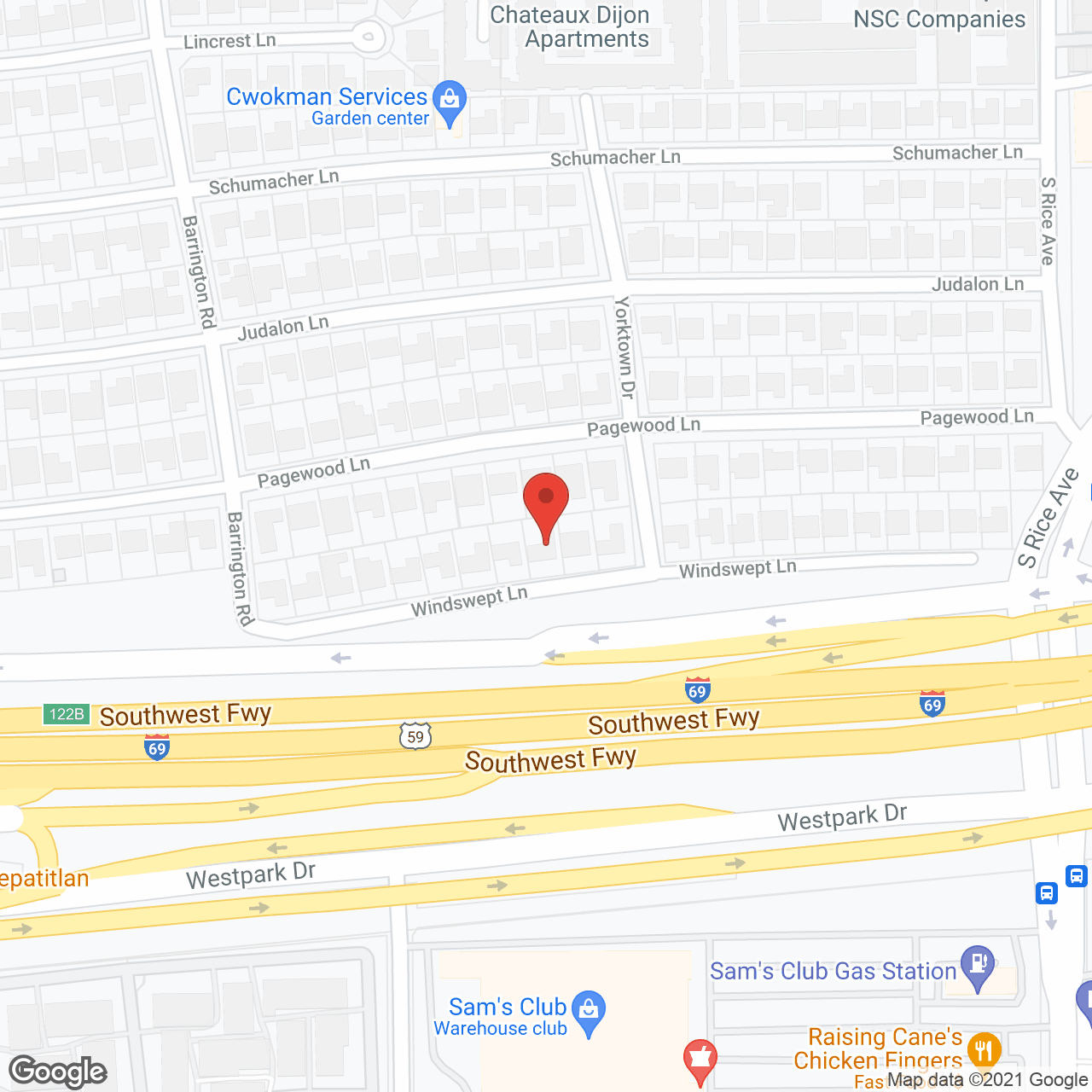 Houston - Arad Senior Care 2 in google map