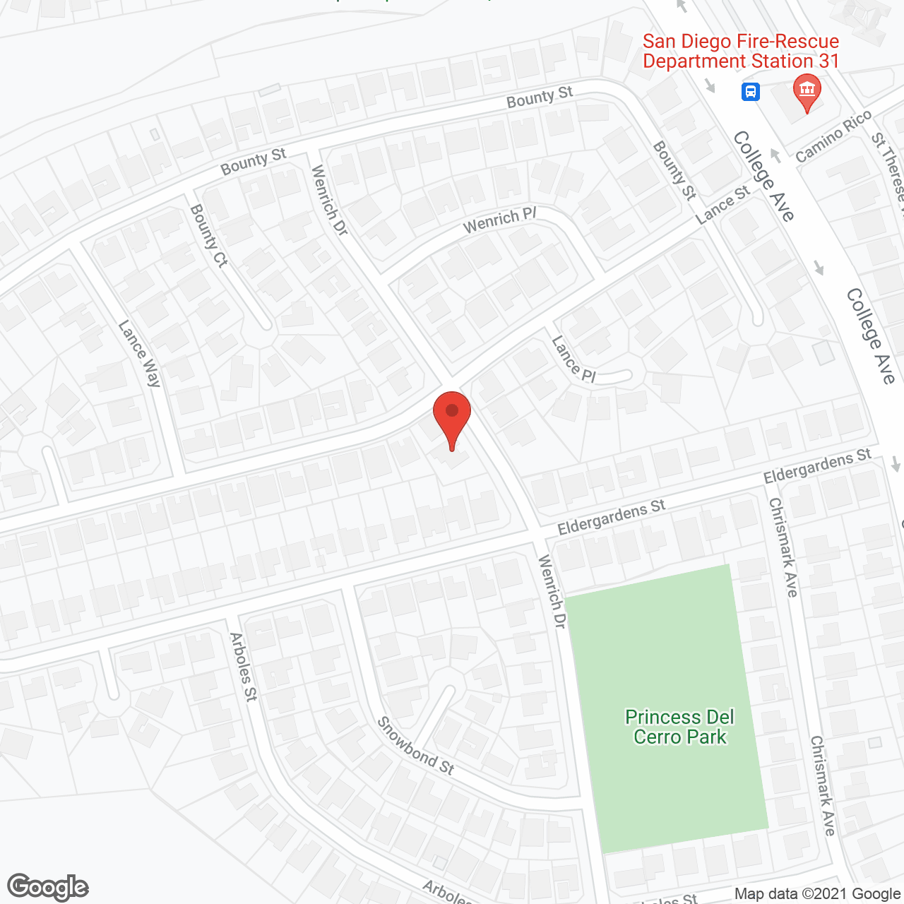 Del Cerro Assisted Living in google map
