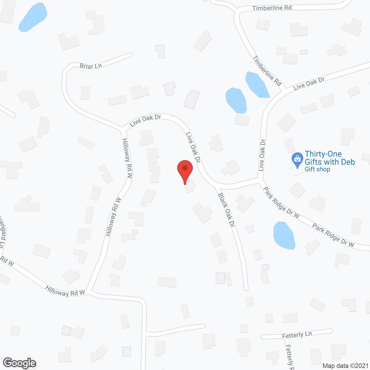 My Retirement House - Live Oak in google map