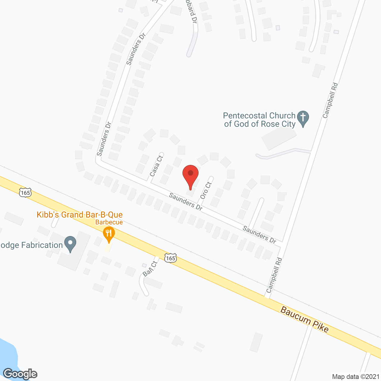 Sanders Adult Home Care in google map
